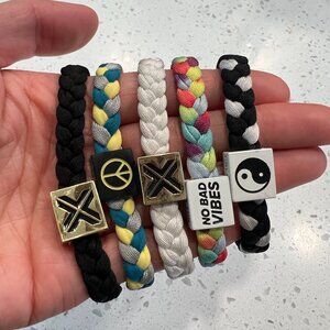 Set of 5 Electric Family rave bracelets